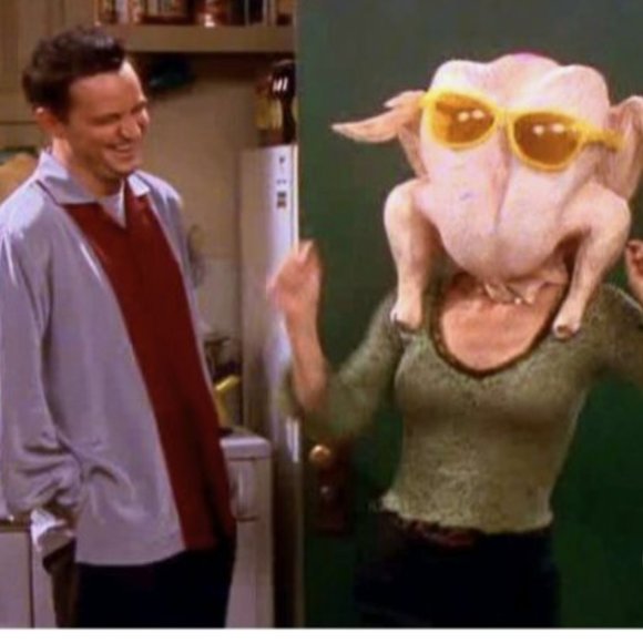 FRIENDS Monica Thanksgiving Turkey Head Collectors Enamel Pin - Picture 2 of 3